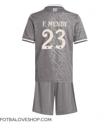 Real Madrid Ferland Mendy #23 Dětské Alternativní Dres 2024-25 Krátký Rukáv (+ trenýrky)